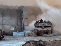 An Israeli tank