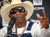 Deion Sanders at press conference
