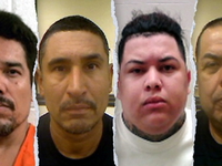 Four mugshots side by side