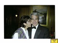Ghislaine Maxwell and Jeffrey Epstein in an undated image released by prosecutors at her 2