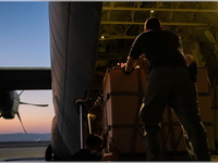 IDF preparations for aid drop