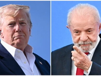 In ordering tariffs on many Brazilian products, US President Donald Trump (left) criticize