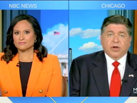 Kristen Welker and JB Pritzker