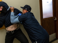 Maintenance worker confronts anti-Israel protester at Columbia