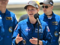 NASA crew readies for ISS mission launch on Thursday