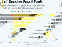 These Are The Biggest Wartime Buyers Of Russian Fossil Fuels