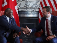 Vance meets with UK Foreign Secretary David Lammy