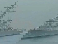 Watch: Iranian Helicopter Confronts US Destroyer Approaching Territorial Waters